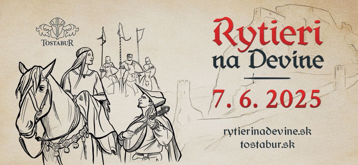 Rytieri na Devíne - plagát podujatia