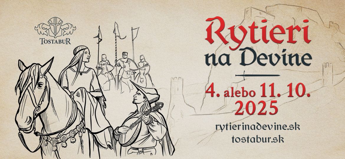 Rytieri na Devíne - plagát podujatia