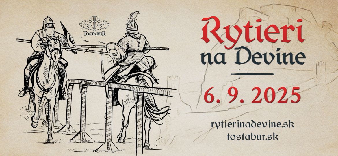 Rytieri na Devíne - plagát podujatia