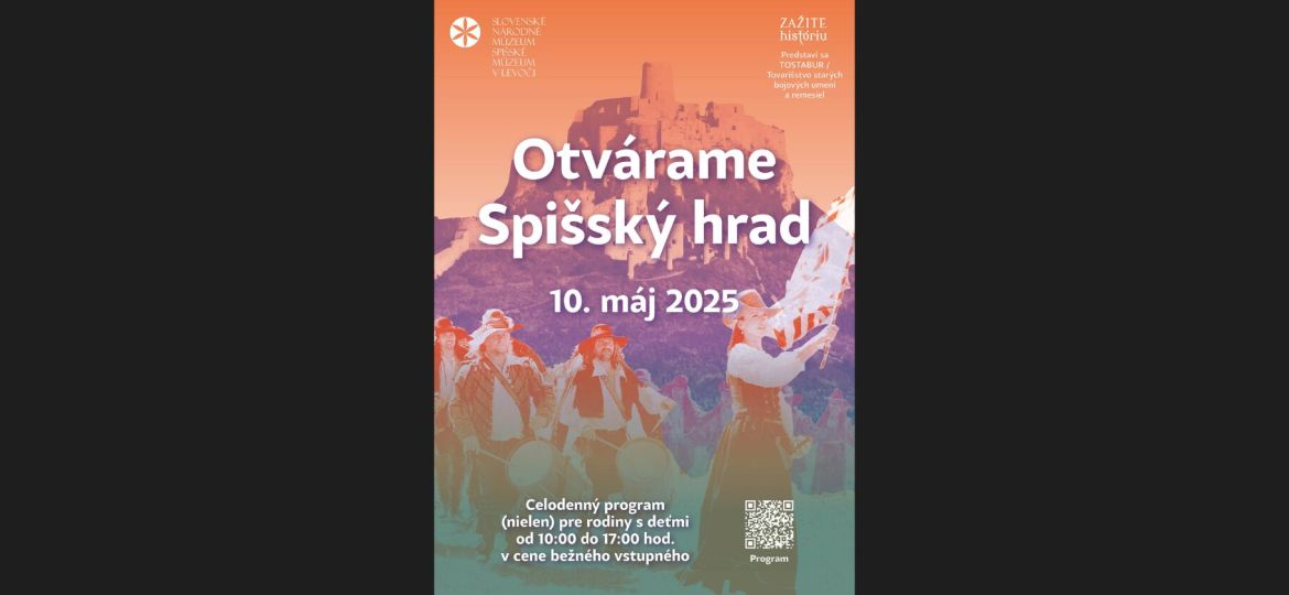 Plagát na Otváranie Spišského hradu 2025