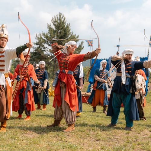 Tureckí janičiari, lukostreľba