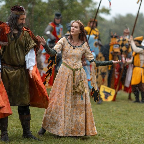 Predstavenie Turnaj odvážnych, stredoveká rozprávka a dobre a zle