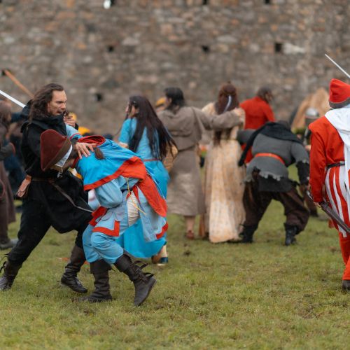 Predstavenie Turnaj odvážnych, stredoveká rozprávka a dobre a zle