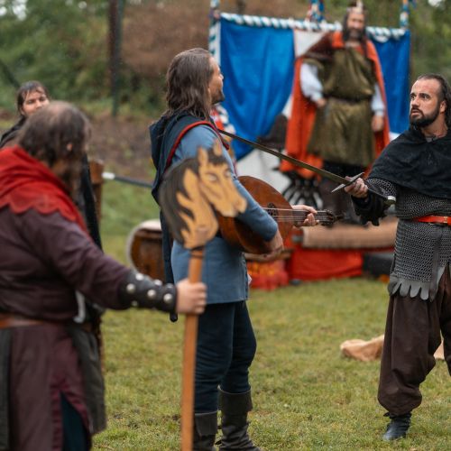 Predstavenie Turnaj odvážnych, stredoveká rozprávka a dobre a zle