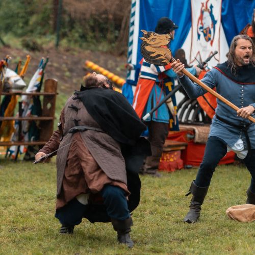 Predstavenie Turnaj odvážnych, stredoveká rozprávka a dobre a zle