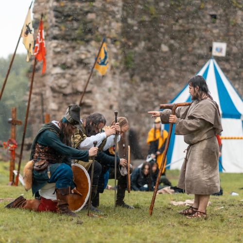 Predstavenie Turnaj odvážnych, stredoveká rozprávka a dobre a zle