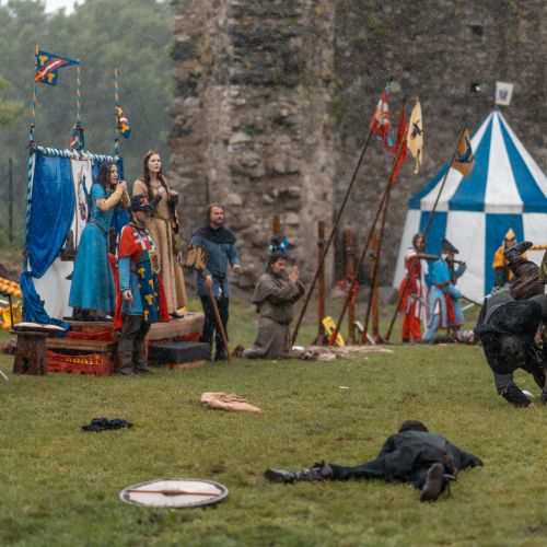 Predstavenie Turnaj odvážnych, stredoveká rozprávka a dobre a zle