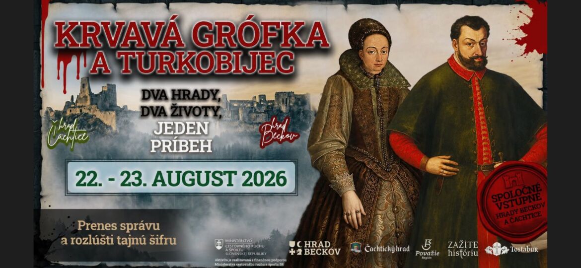 Pozvánka na podujatie Krvavá grófka a Turkobijec