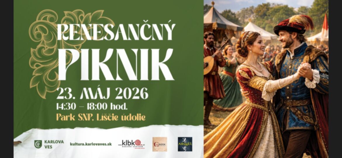 Pozvánka na podujatie Renesančný piknik 2026