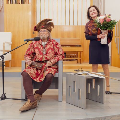 Šermiarsky majster Peter Koza so svojou manželkou