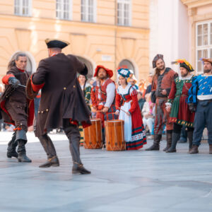 Barokoví šermiari - Uhorská dáma a jazdec na koni - Bratislavské mestské dni 2026