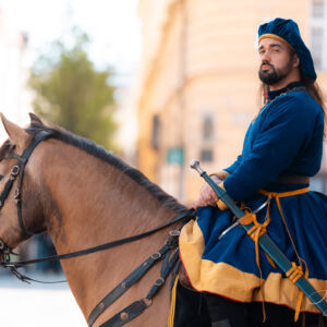 Renesančný jazdec na koni - Bratislavské mestské dni 2026