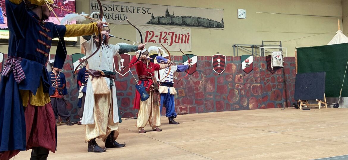Predstavenie janičiarov v tureckých kostýmoch, Bernau 2026