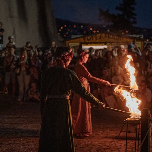 Ohňová šou v podaní TOSTABUR