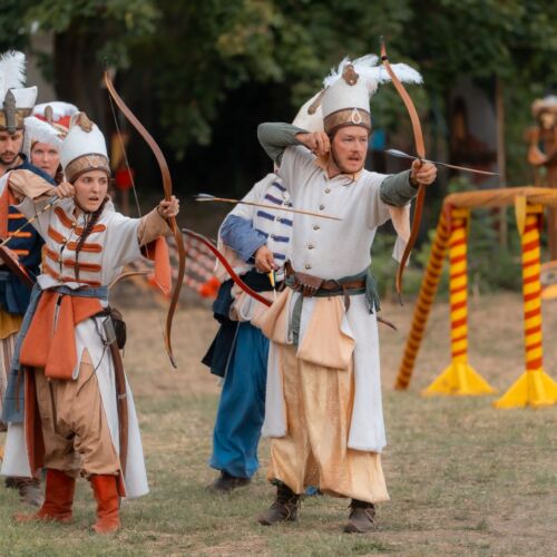 Podujatie Rytieri na Devíne, šermiarska skupina TOSTABUR, Uhorský rytiersky turnaj