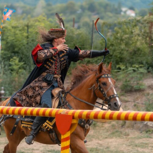Podujatie Rytieri na Devíne, šermiarska skupina TOSTABUR, Uhorský rytiersky turnaj