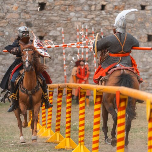 Podujatie Rytieri na Devíne, šermiarska skupina TOSTABUR, Uhorský rytiersky turnaj