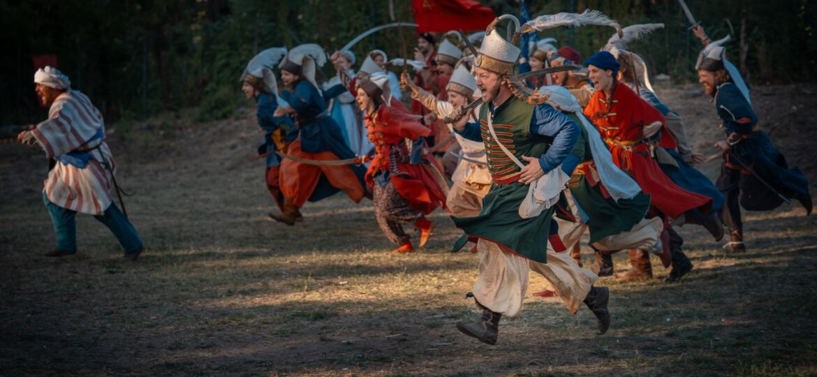 Útočiaci janičiari, podujatie Rytieri na Devíne, šermiarska skupina TOSTABUR