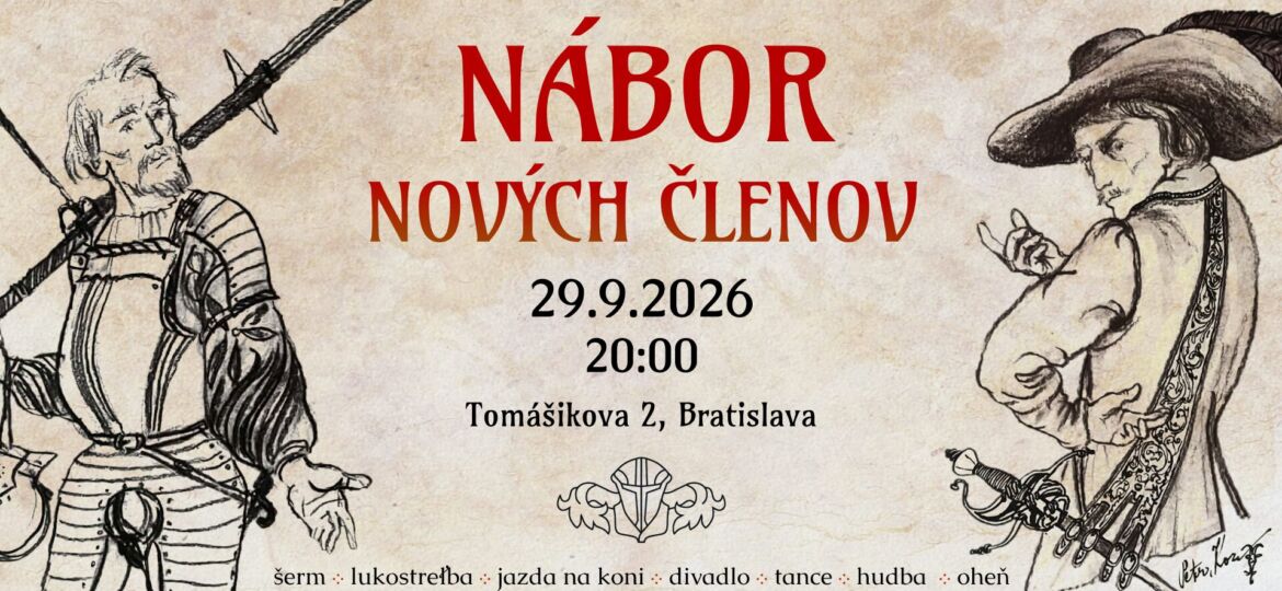 tostabur - plagát nábor nových členov 2026